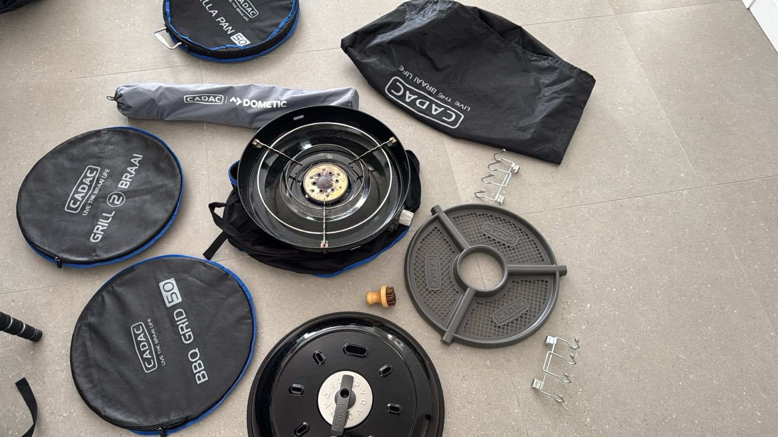 Cadac Carri Chef 50: Complete set, z.g.a.n. met veel extra's, Ophalen, Zo goed als nieuw