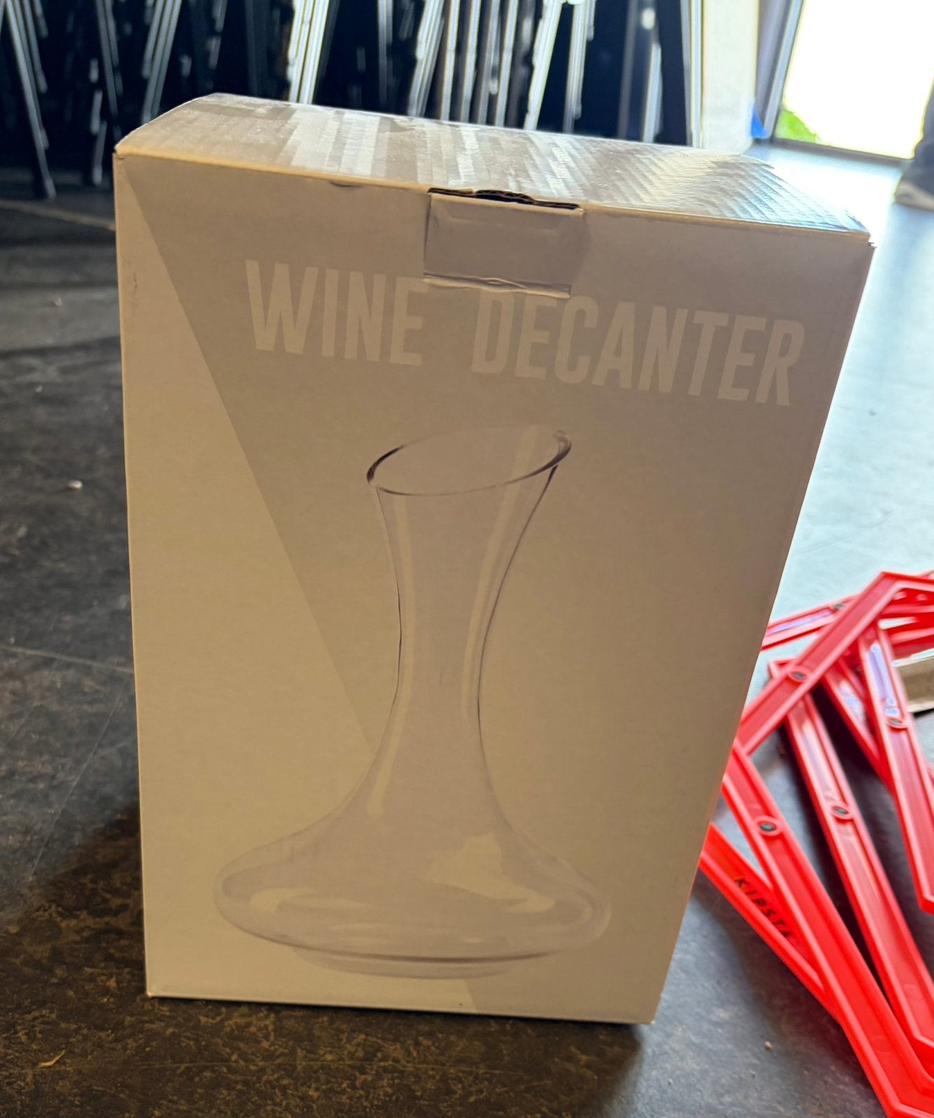 Wijndecanter, Huis en Inrichting, Keuken | Servies, Ophalen, Zo goed als nieuw