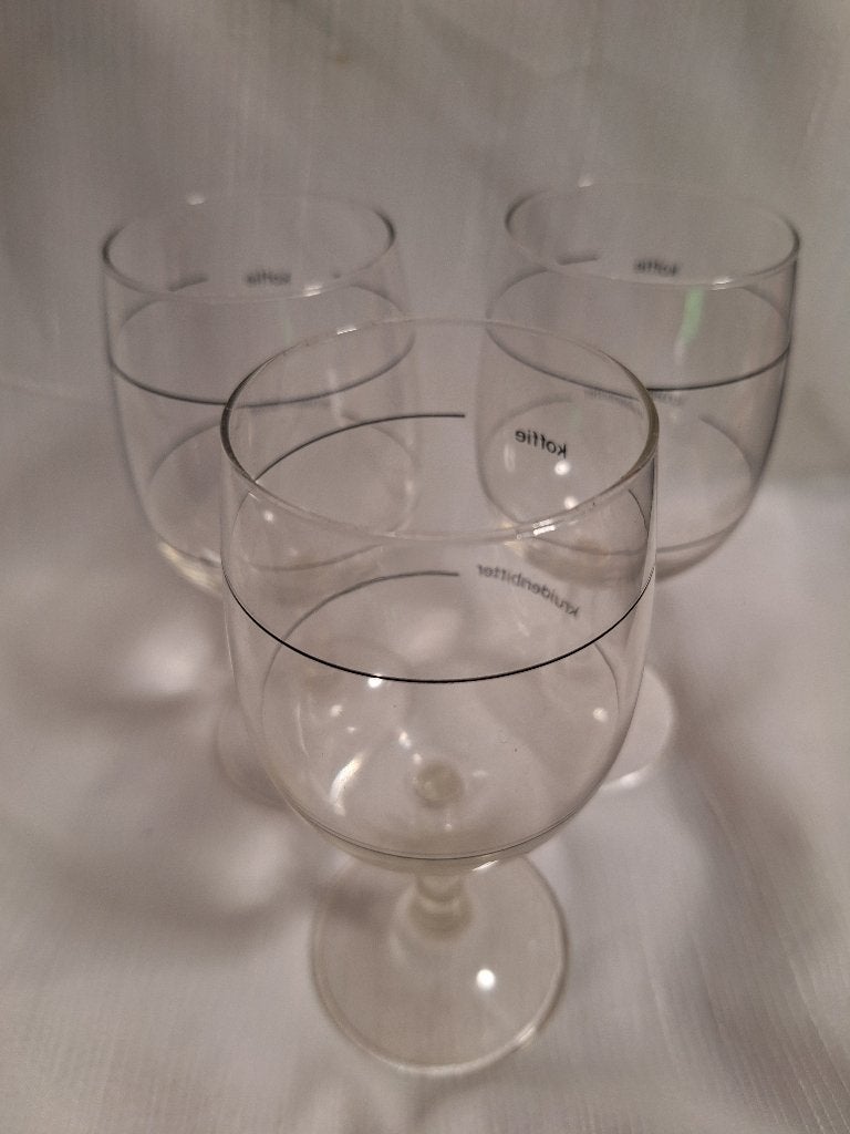 IRISH COFFEE glazen met 2 zwarte strepen, 2 stuks (#10), Verzamelen, Glas en Borrelglaasjes, Ophalen of Verzenden, Zo goed als nieuw