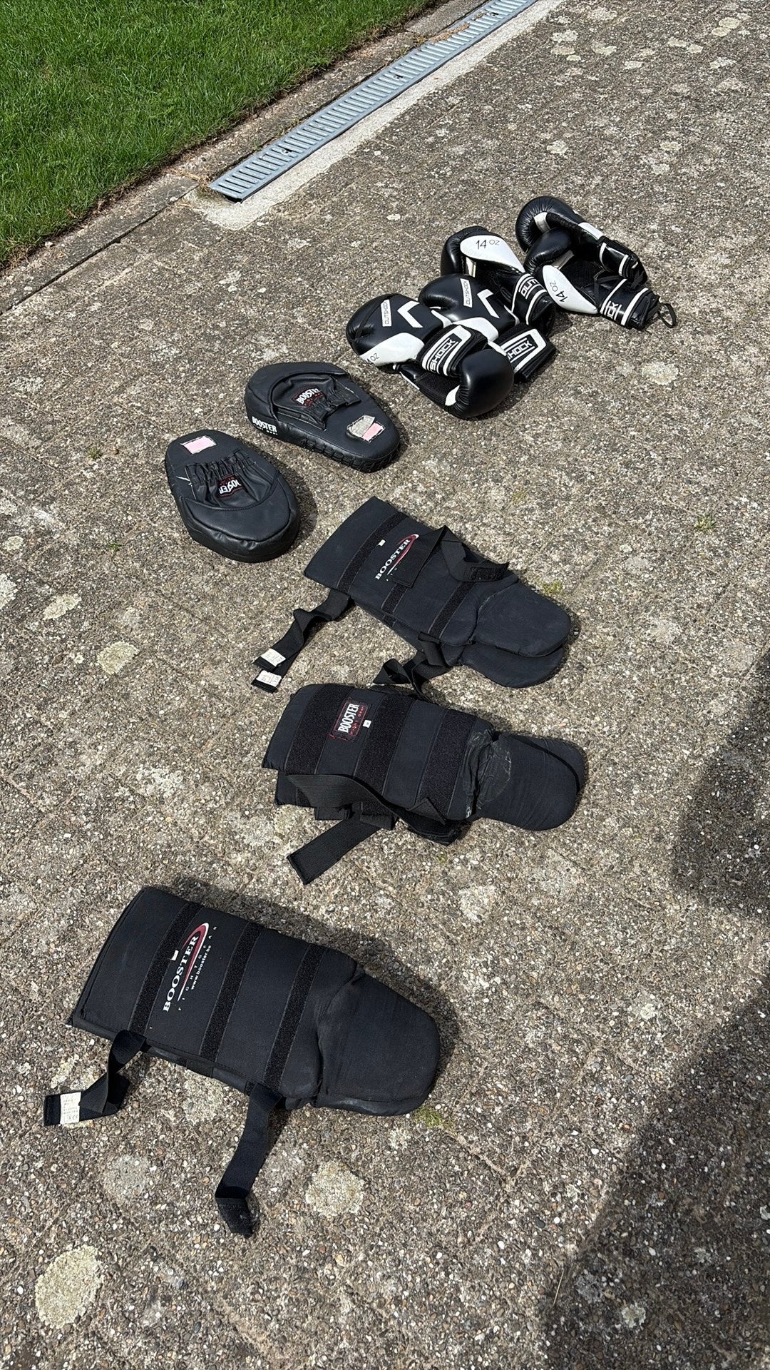 Diverse boks spullen, Ophalen of Verzenden, Gebruikt, Bokshandschoenen