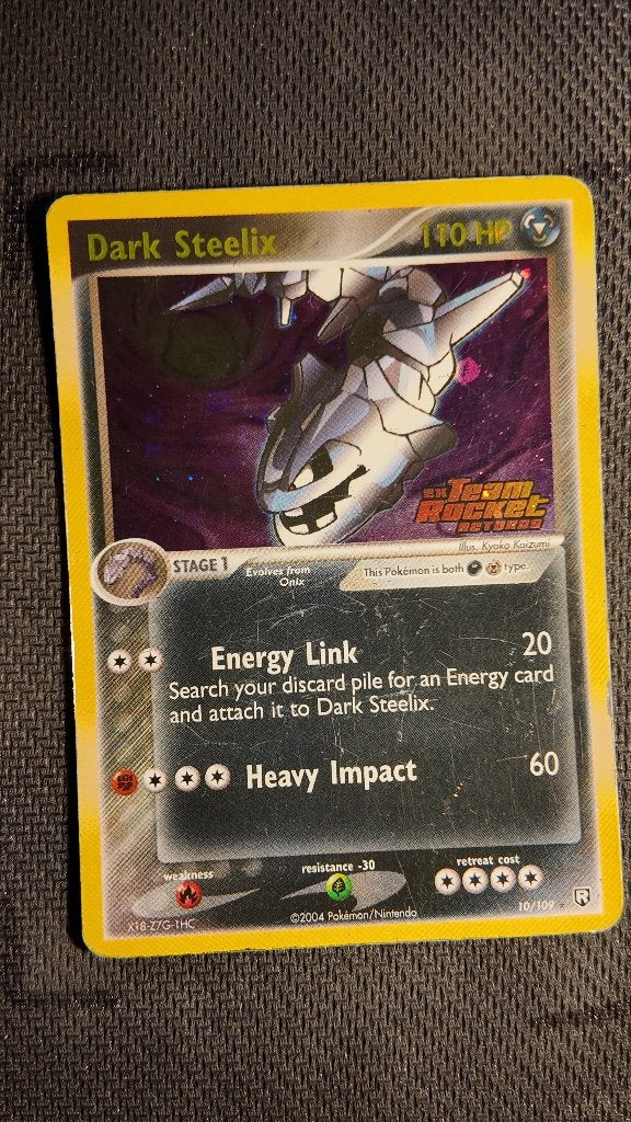 Dark Steelix 10 Team Rocket Returns | Pokemon kaart, Ophalen, Zo goed als nieuw, Losse kaart, Foil