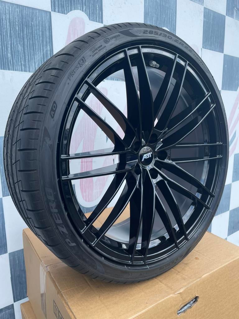 22” Audi RS6 RS7 ABT velgen 5x112 + pireli zomerbanden AO, Auto-onderdelen, Banden en Velgen, 285 mm, Banden en Velgen, Nieuw