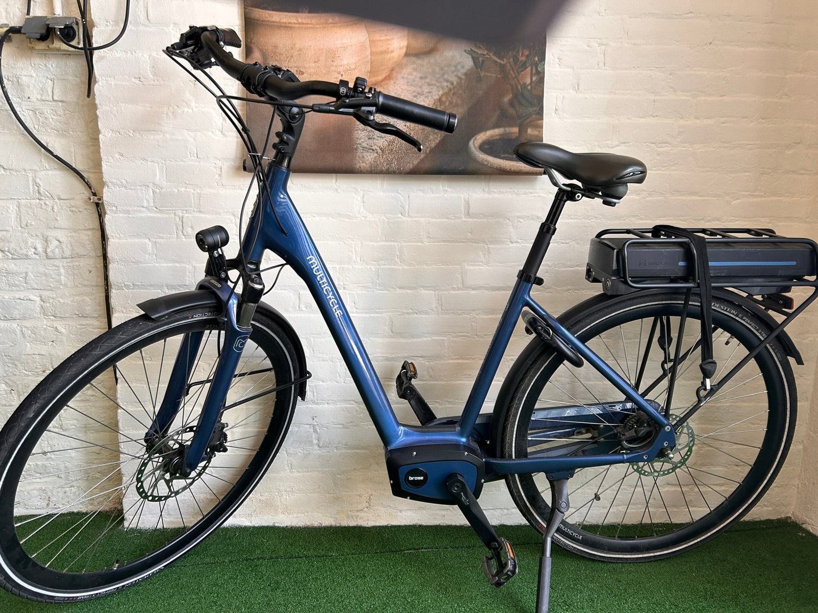 Elektrische meiden/ jongens fiets denim bleu, 51 tot 55 cm, Ophalen, Zo goed als nieuw, Overige merken