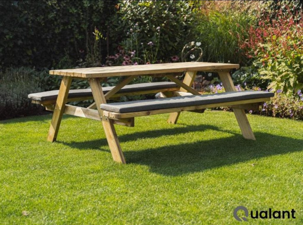 sterke en nieuwe picknicktafels, Nieuw, Ophalen of Verzenden, Inklapbaar, Rechthoekig