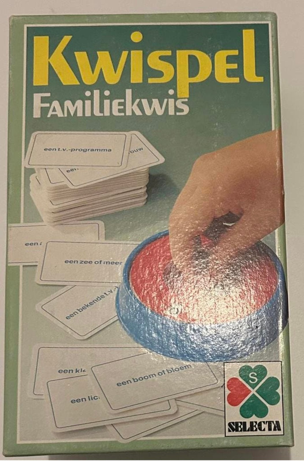 Vintage Kwispel( Pim Pam Pet) Vraag- en antwoordspel Selecta, Ophalen of Verzenden, Zo goed als nieuw, Kwartet(ten)