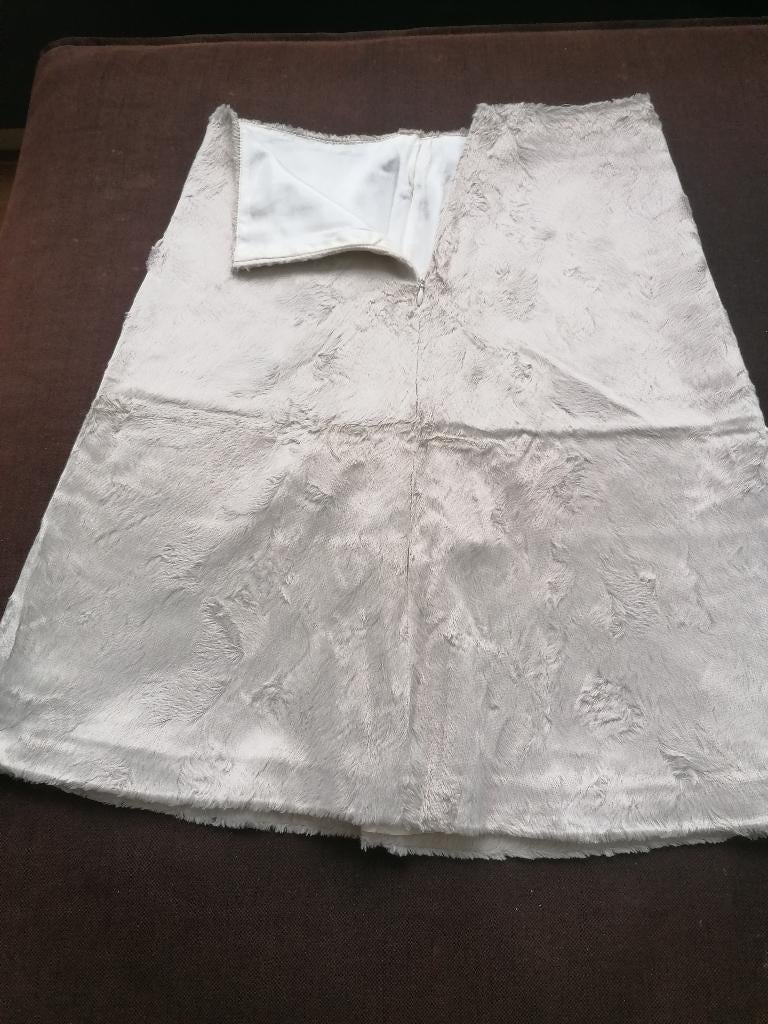 Rok, Beige, Onder de knie, Ophalen, Maat 38/40 (M)