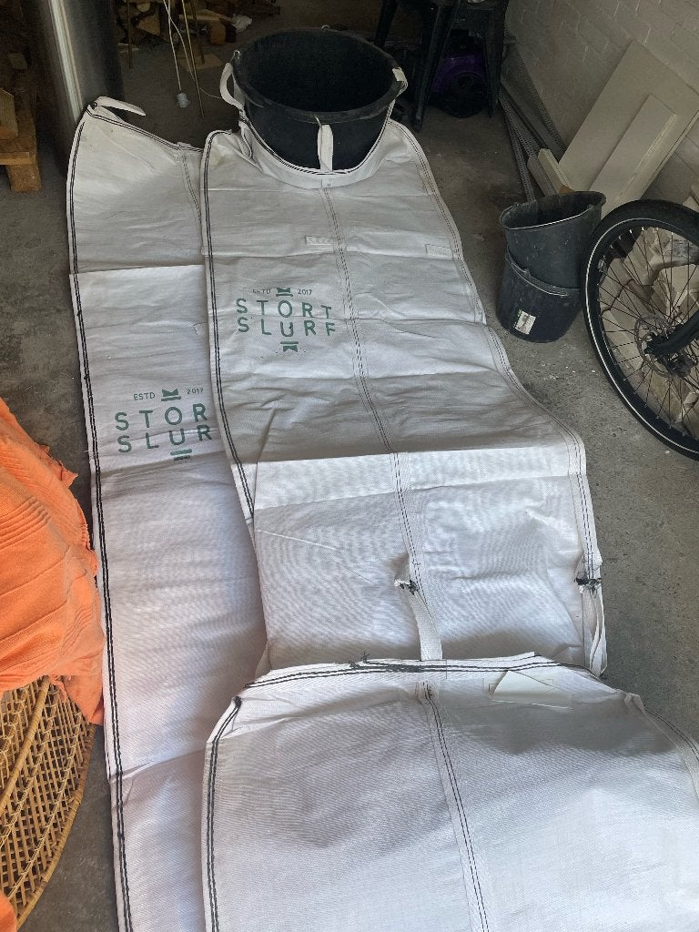 Originele Stortslurf Set (9m) + Vultrechter Ø50cm, Ophalen, Overige materialen, 6 meter of meer, Overige typen