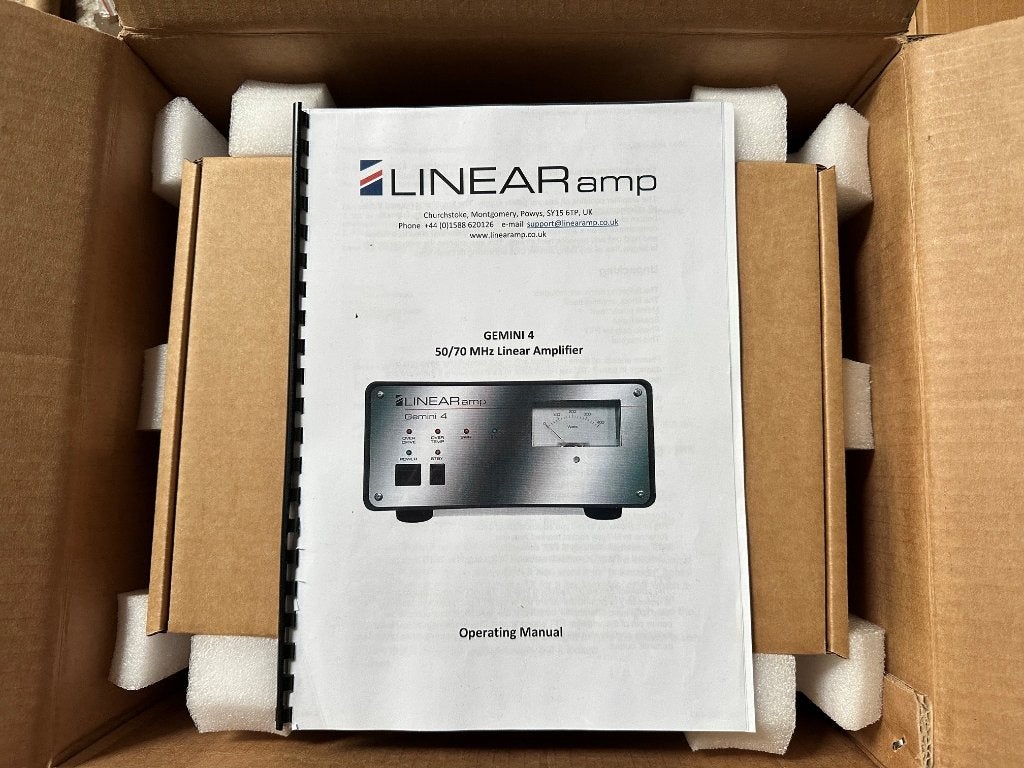 6m/4m Gemini Amplifier, Ophalen of Verzenden, Zo goed als nieuw, Zender en Ontvanger