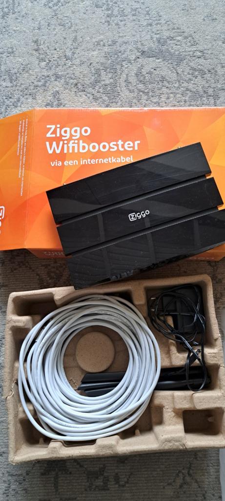 Ziggo Wifi booster via internetkabel - Zo goed als nieuw, Ophalen of Verzenden, Zo goed als nieuw, Ziggo