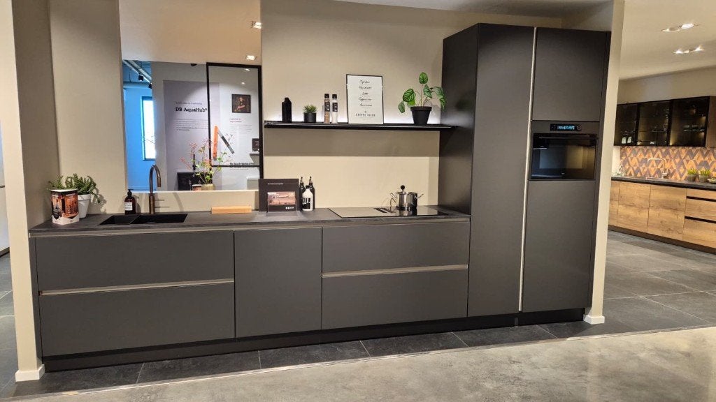 Schmidt complete keuken | Compleet met ATAG apparatuur, Ophalen, Nieuw, Enkelwandige keuken, Grijs