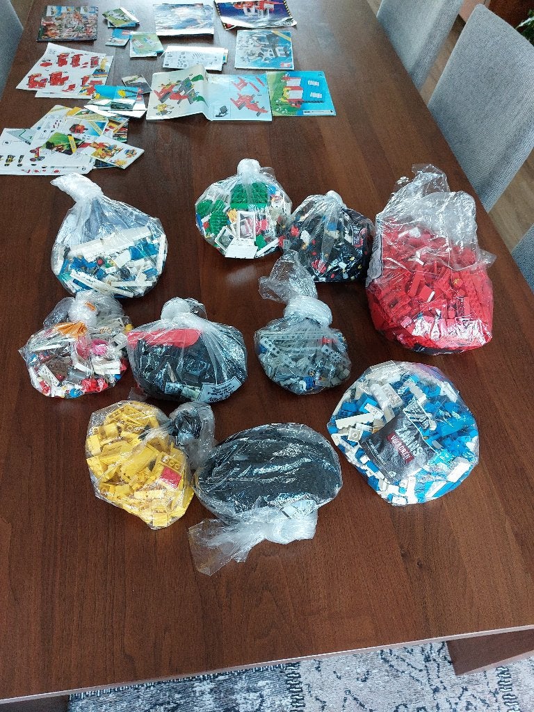 Lego stenen in diverse kleuren en maten, Ophalen, Gebruikt, Meerkleurig, Kunststof