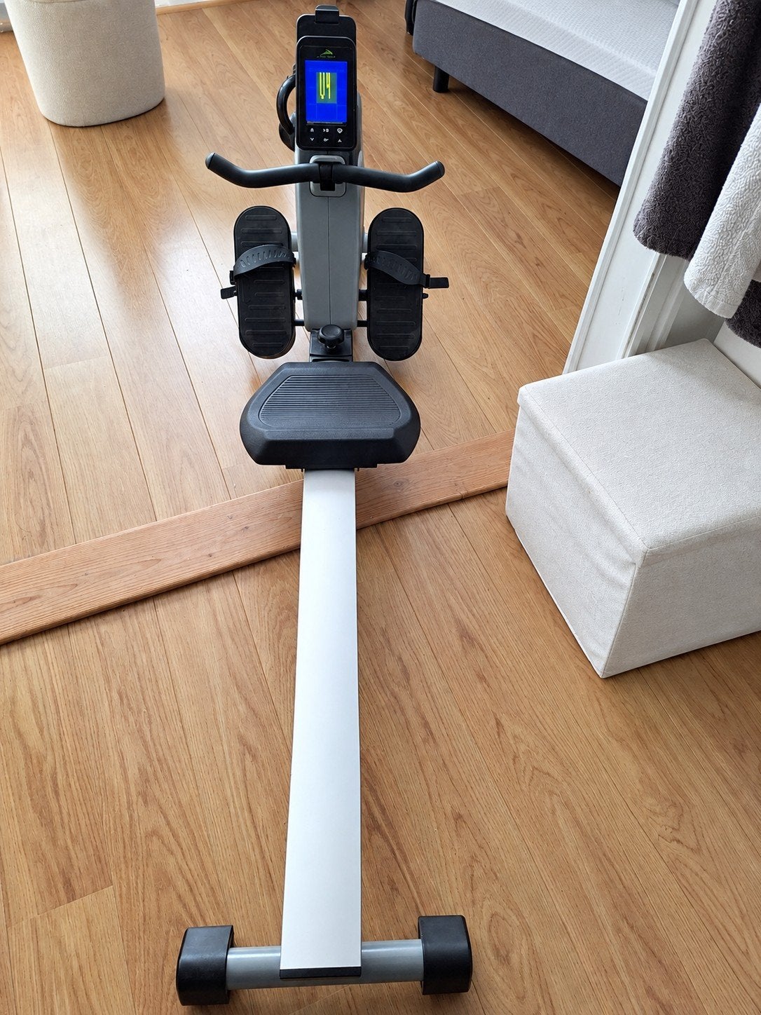 Active touch Roeitrainer met trekkabel - Zo goed als nieuw, Sport en Fitness, Ophalen, Benen, Zo goed als nieuw, Metaal