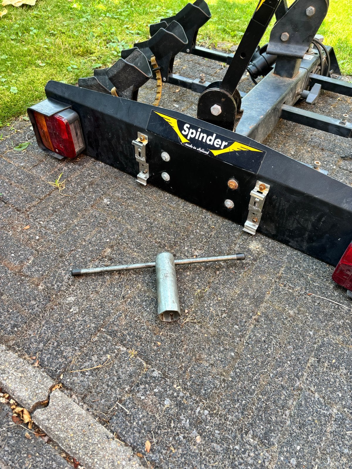 Spinder Hawk fietsendrager voor 3 fietsen, incl. ophanghaak, Auto diversen, Fietsendragers, Ophalen, 3 fietsen of meer, Gebruikt