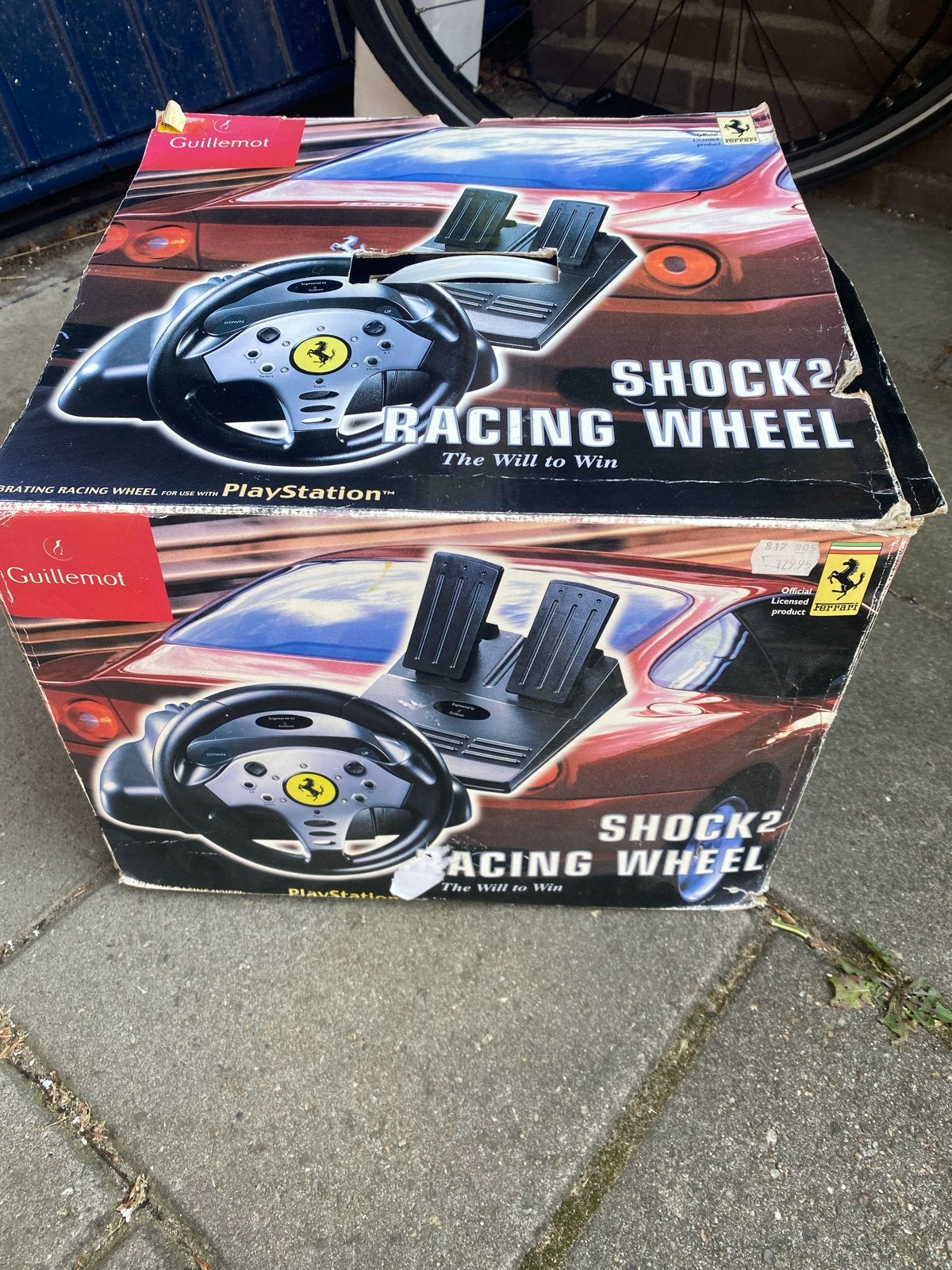 Guillemot Shock 2 Racing Wheel voor PlayStation, Ophalen, Gebruikt, 1 speler, Racen en Vliegen