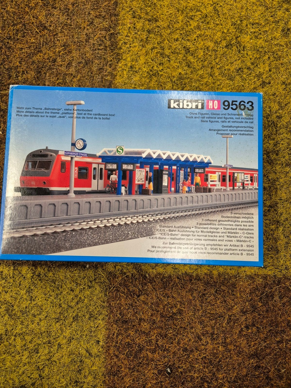 Kibri 9563 Bahnhof "Nurnberger Strasse" H0, Ophalen of Verzenden, Nieuw, Brug, Tunnel of Gebouw, Overige merken