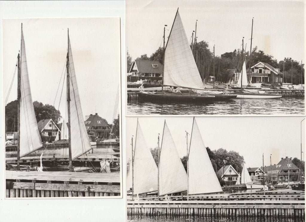Loosdrecht Ottenhome jachthaven uitspanning grote oude foto+, 1960 tot 1980, Gebruikt, Verzenden, Foto