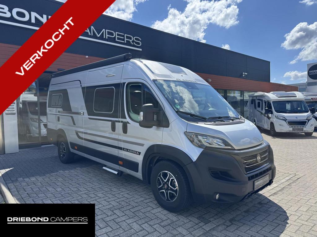 Adria 640 SLB Twin Plus 9T-Automaat 160PK Enkele Bedden Zonn, Caravans en Kamperen, Campers, Bedrijf, tot en met 3, Buscamper of Camperbus