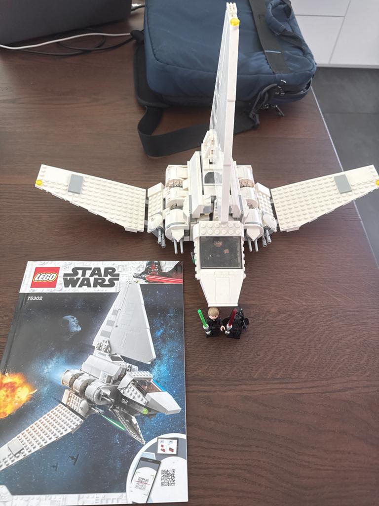 Lego Star Wars 75302 Imperial Shuttle (met minifiguren), Kinderen en Baby's, Speelgoed | Duplo en Lego, Zo goed als nieuw, Lego