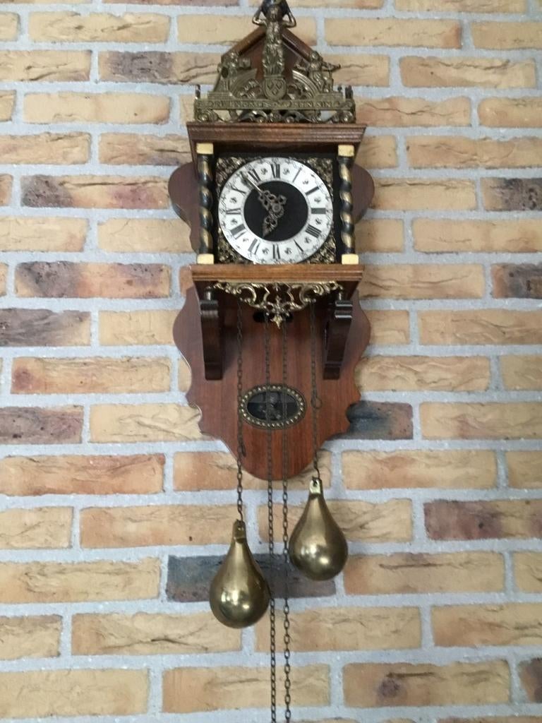 Vintage wandklok, Ophalen, Gebruikt, Wandklok