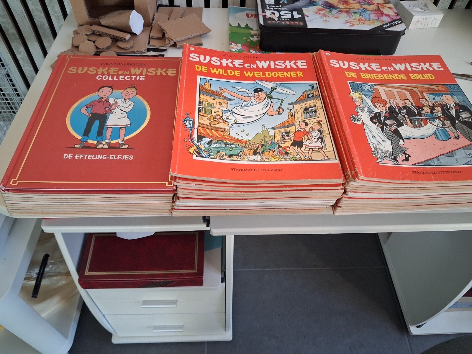 Suske en Wiske stripboeken - Collectie en losse delen, Meerdere stripboeken, Ophalen, Gelezen, Willy Vandersteen