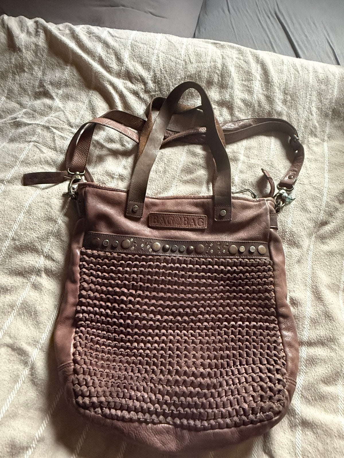 Bag2bag tas €50 incl verz!, Ophalen of Verzenden, Gebruikt, Bruin, Handtas