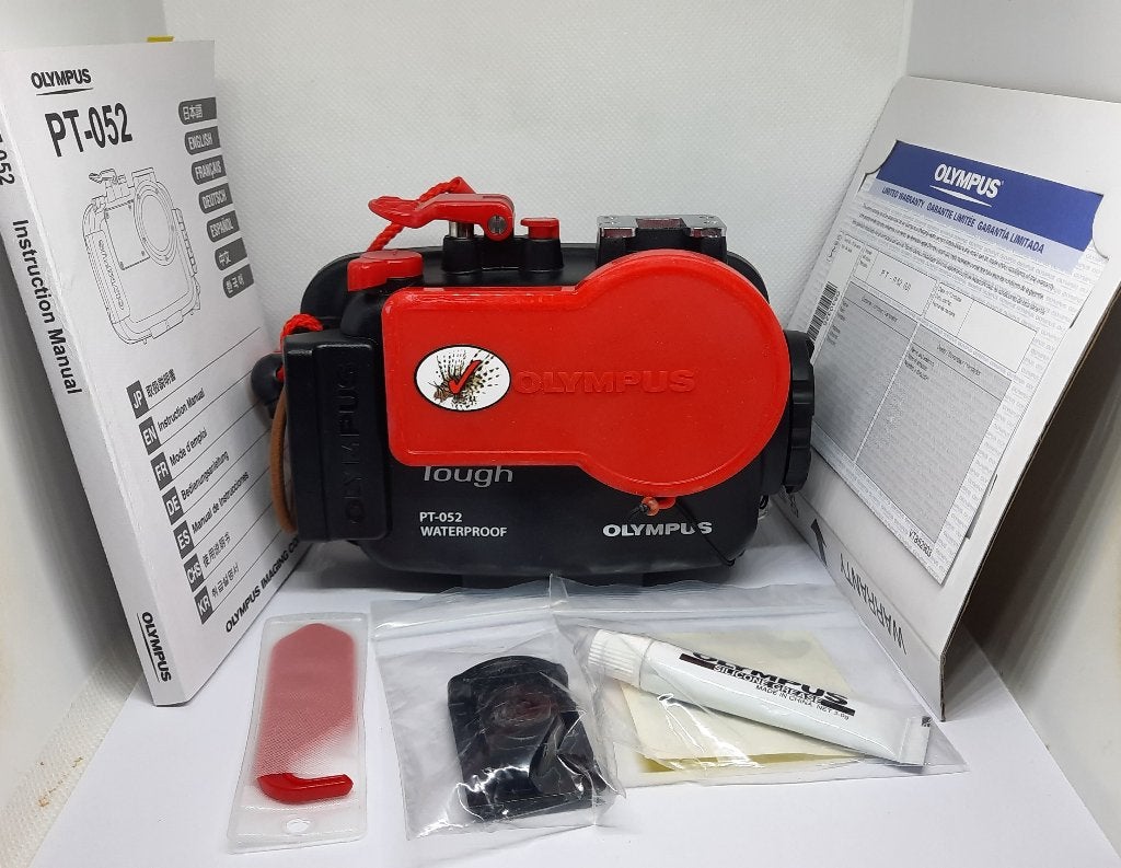 Olympus PT-052 Onderwater Huis Case Behuizing voor TG-820, Olympus, Ophalen of Verzenden, Onderwaterhuis, Meer dan 40 meter