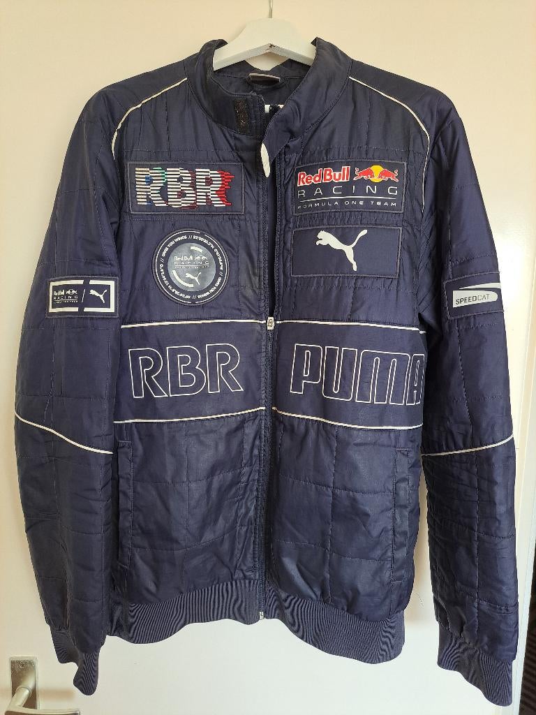 Red Bull Racing🏎 F1 Team jack, ZGAN, (donker)blauw, maat M, Puma, Ophalen of Verzenden, Zo goed als nieuw, Maat 48/50 (M)