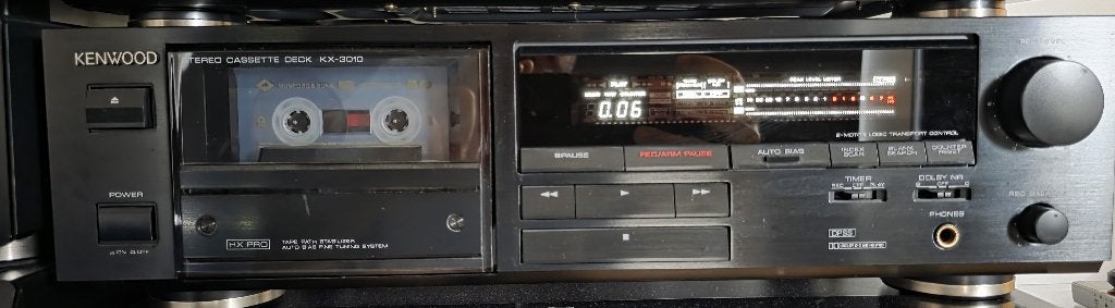 Kenwood KX3010 Cassettedeck, Ophalen, Kenwood