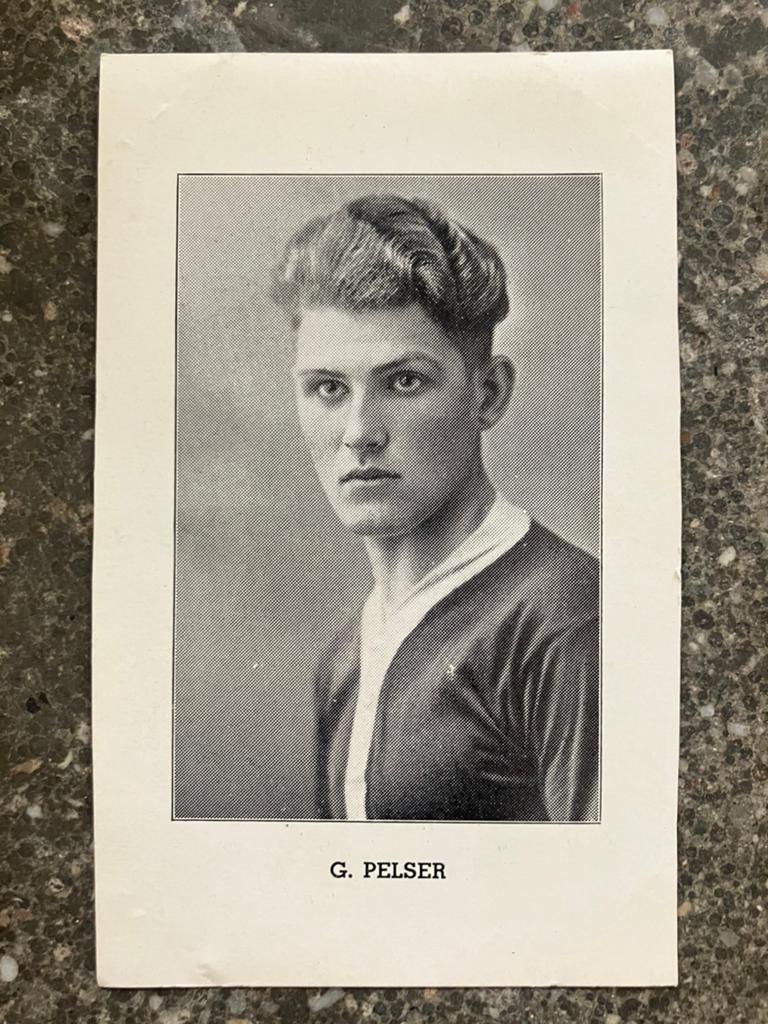Gerrie Pelser - kaart - wielrennen - jaren 30, Verzenden, Zo goed als nieuw, Buitenlandse clubs