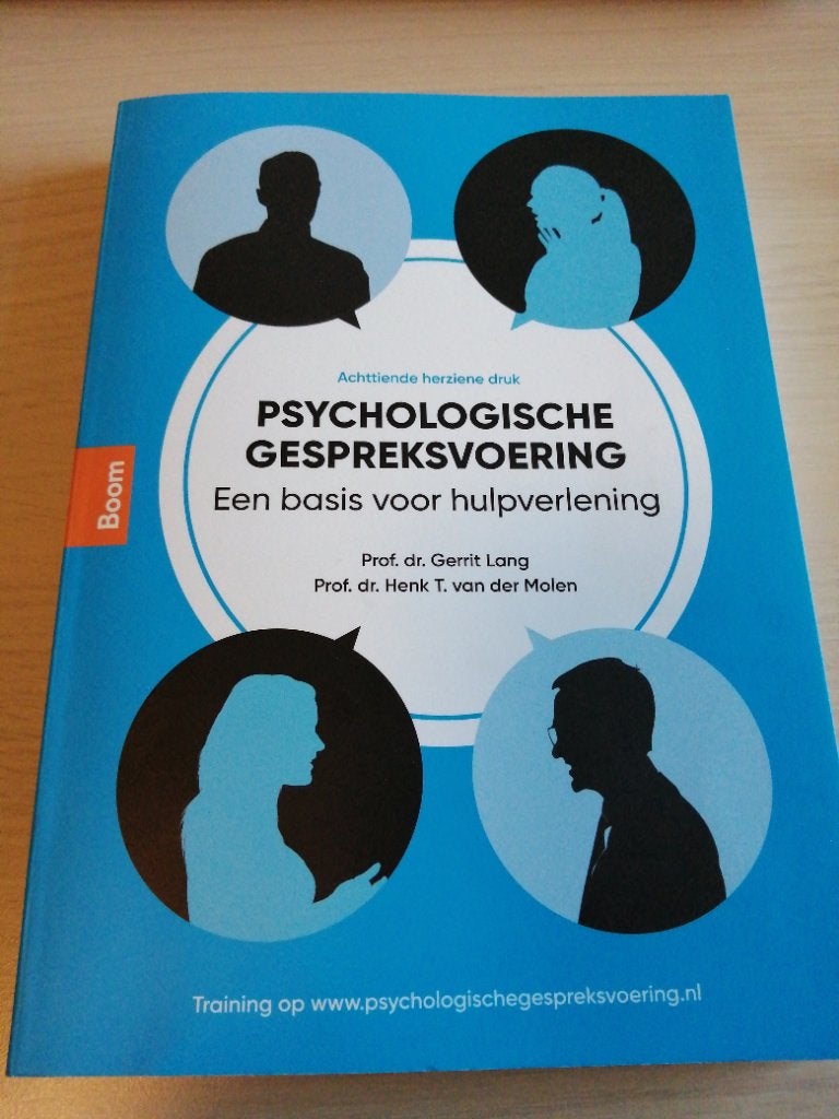 Psychologische gespreksvoering. Lang &  van der Molen, Lang & van der Molen, Klinische psychologie, Ophalen of Verzenden, Zo goed als nieuw