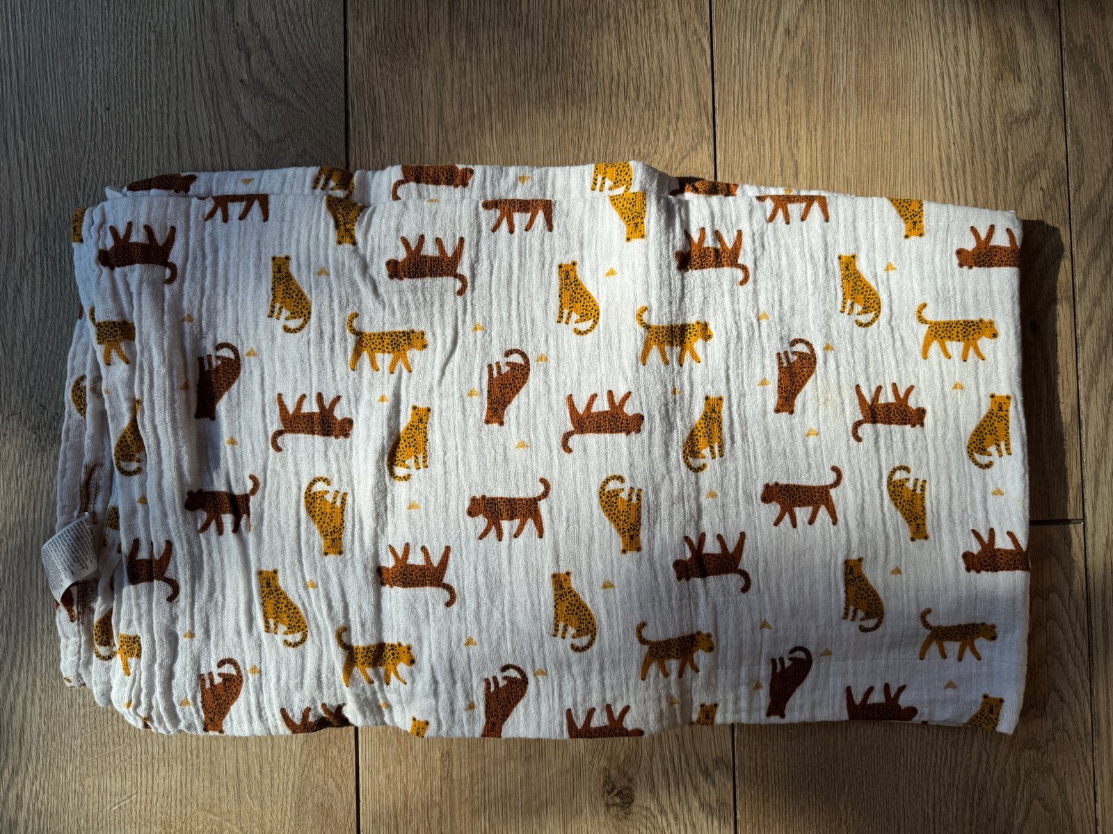 Hema hydrofiele doek met tijger panter print, Ophalen of Verzenden, Gebruikt
