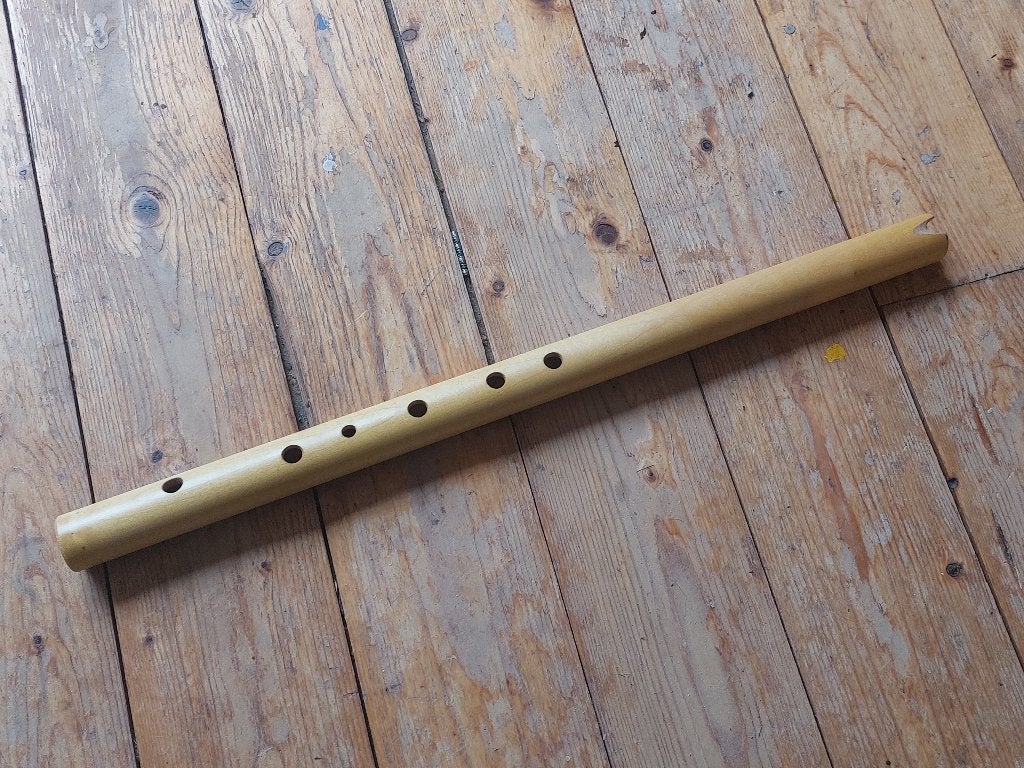 Houten Quenacho fluit - Handgemaakt blaasinstrument, Ophalen of Verzenden, Zo goed als nieuw, Houtblazer, Met koffer of draagtas