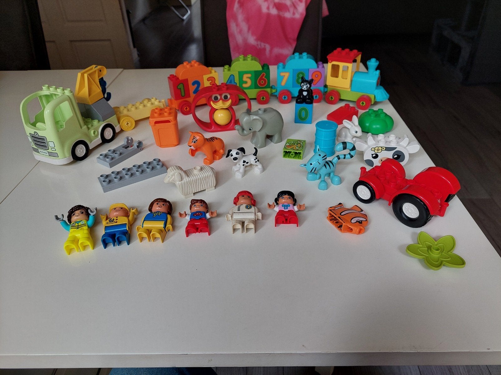 Lego Duplo Getallen Trein, met heel veel extra, Ophalen of Verzenden, Duplo