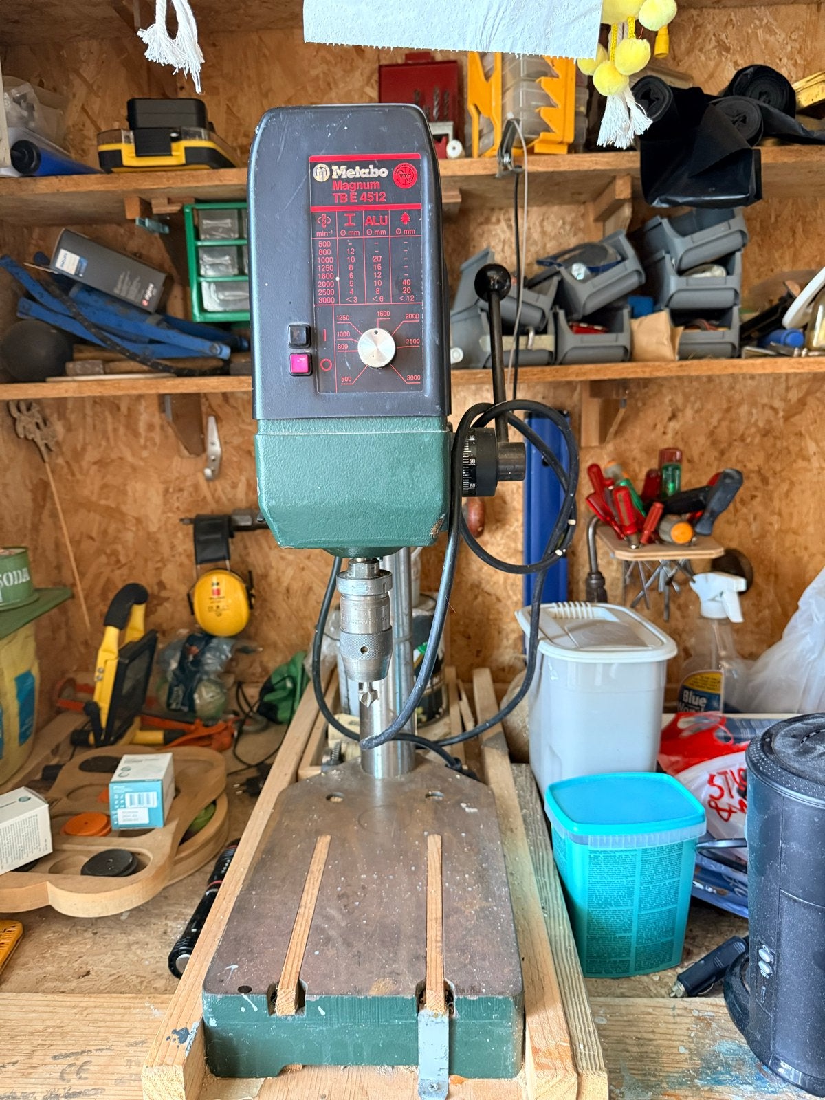 Metabo Magnum TBE 4512 Kolomboormachine, Ophalen, Gebruikt, 600 watt of meer, Kolomboormachine