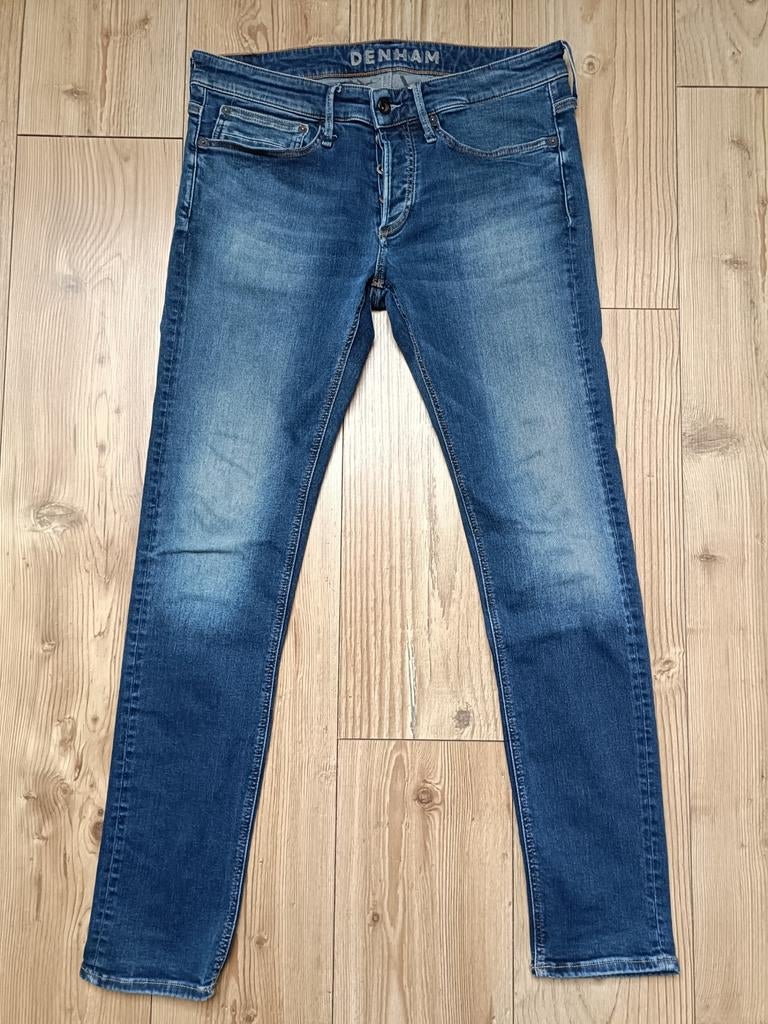 Denham Bolt maat 32-32, Kleding | Heren, Spijkerbroeken en Jeans, Ophalen of Verzenden, Zo goed als nieuw, Blauw, W32 (confectie 46) of kleiner