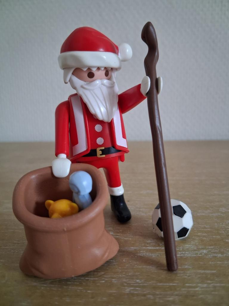 Playmobil kerstman met zak cadeautjes set 4679, Kinderen en Baby's, Ophalen of Verzenden, Zo goed als nieuw