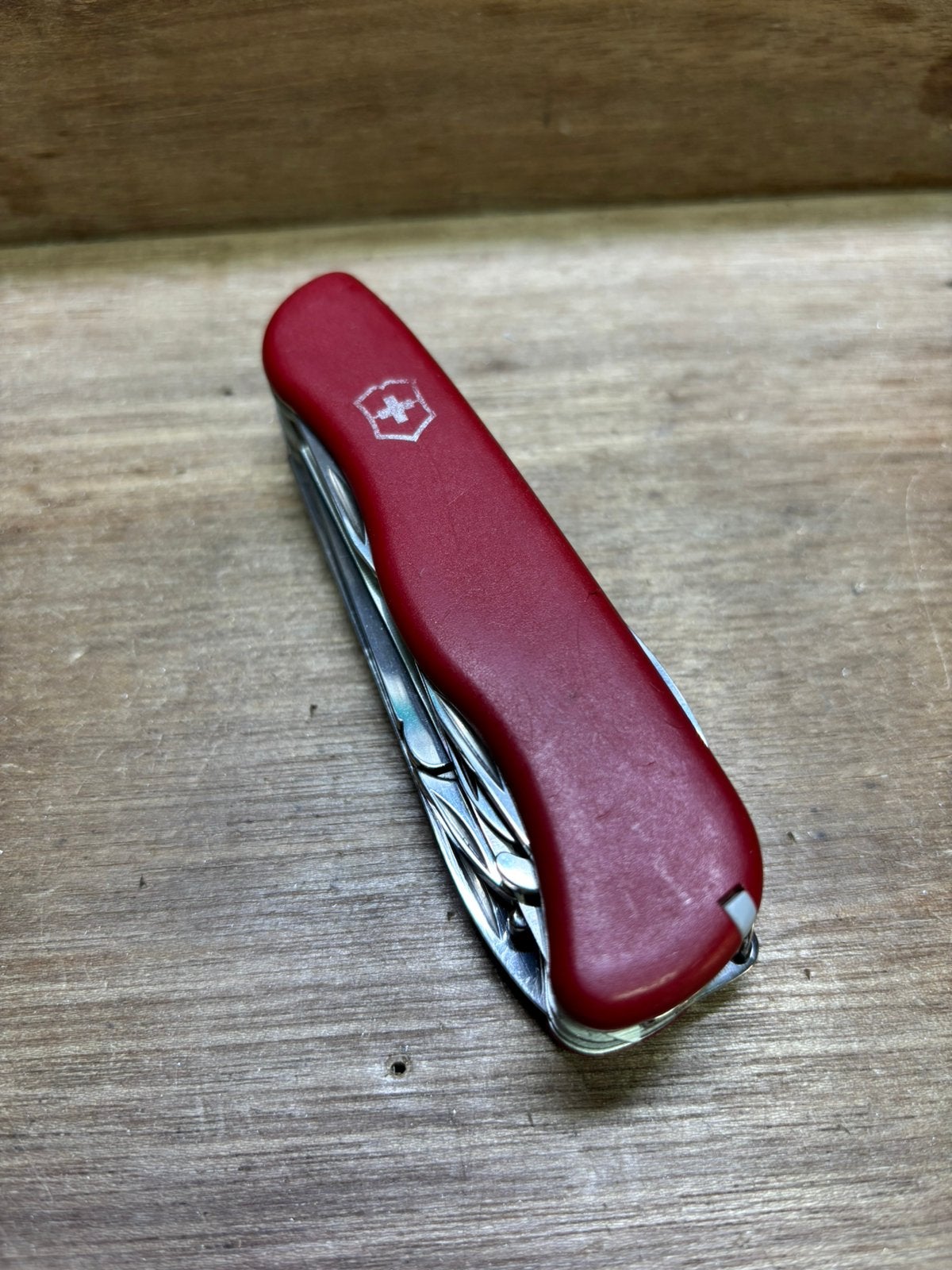 Victorinox Zwitsers Zakmes Rood - Gebruikt, Ophalen of Verzenden, Gebruikt