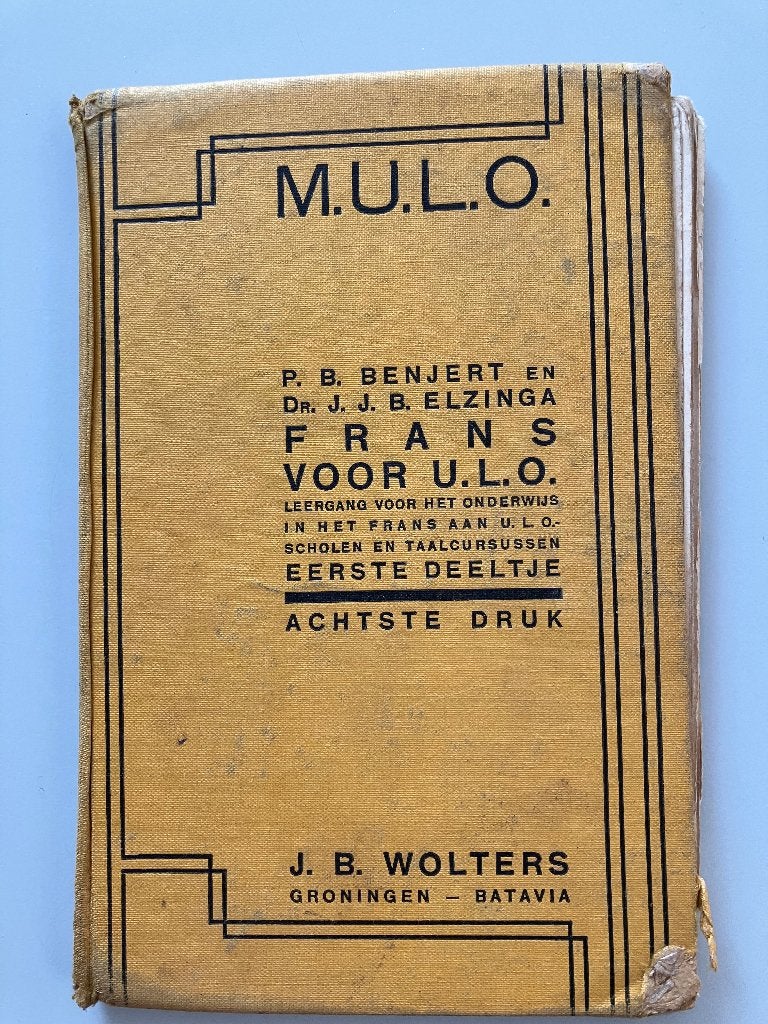 M.U.L.O. Frans voor U.L.O.  , Ophalen of Verzenden, Gelezen, Diverse Auteurs