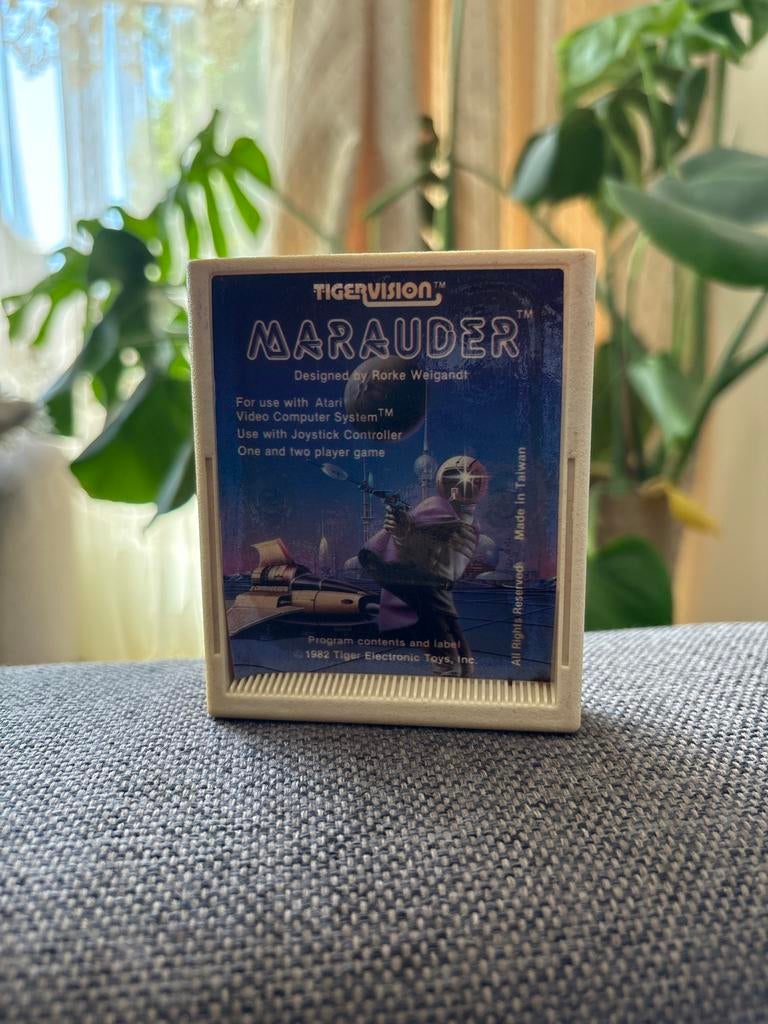 Tigervision Marauder Atari 2600 - Retro Actie Game, Avontuur en Actie, Gebruikt, 2 spelers, Ophalen of Verzenden