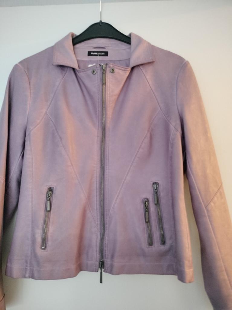 Nep Lederen Dames Jasje  Frank Walder., Kleding | Dames, Ophalen of Verzenden, Nieuw, Maat 38/40 (M), Paars