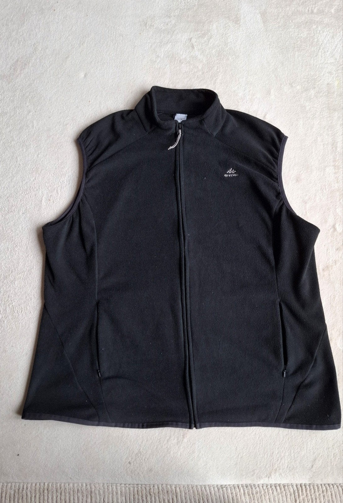 Decathlon Quechua fleece bodywarmer zwart - Maat 2XL, Zwart, Maat 46/48 (XL) of groter, Ophalen of Verzenden, Zo goed als nieuw