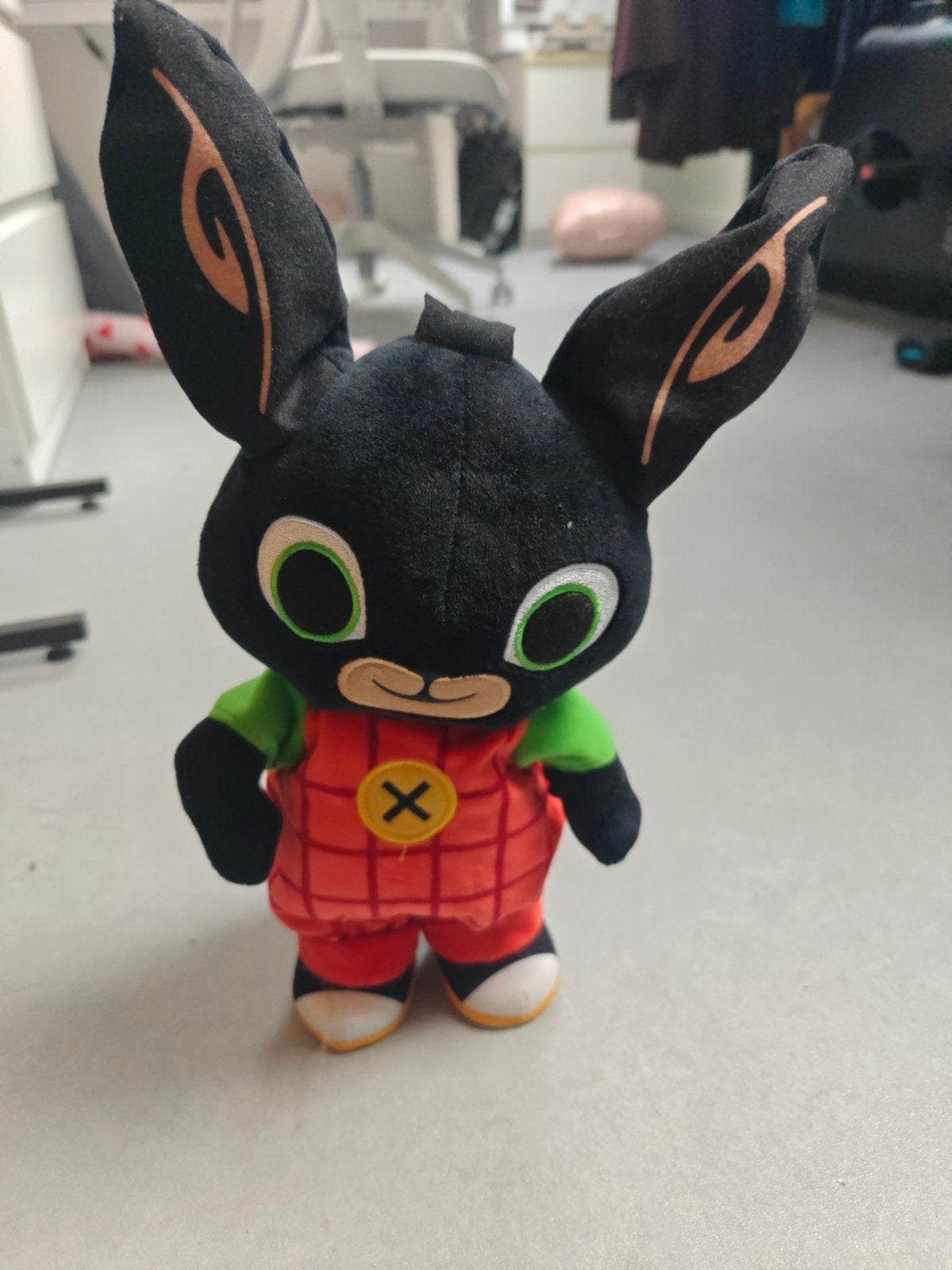 Pratende Bing knuffel, Kinderen en Baby's, Met geluid, Overige karakters, Konijn, Zwart