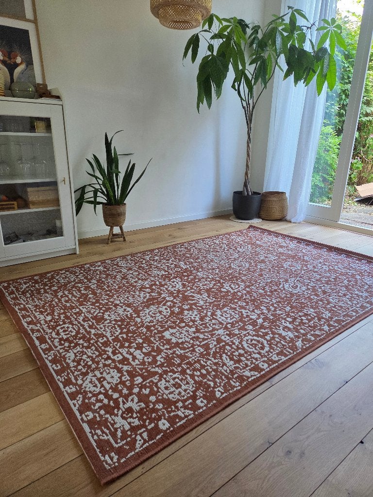 Mooi kleed in roest kleur, Ophalen, 150 tot 200 cm, 200 cm of meer, Oranje
