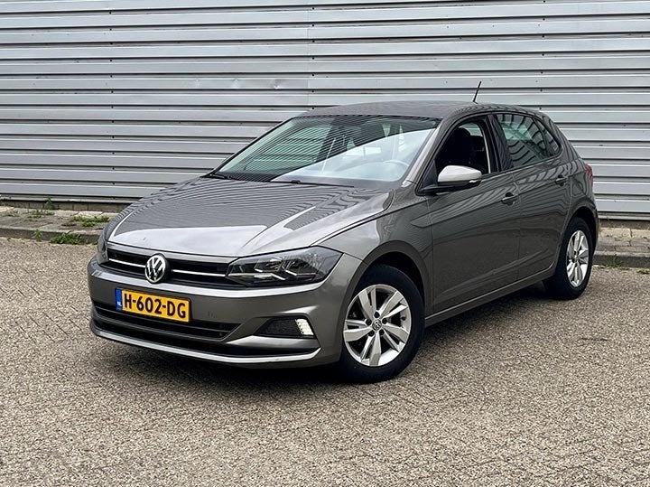 Volkswagen Polo 1.0 TSI 95pk 7-DSG 2019 Grijs, Auto's, 95 pk, 49 €/maand, Bedrijf, 1080 kg
