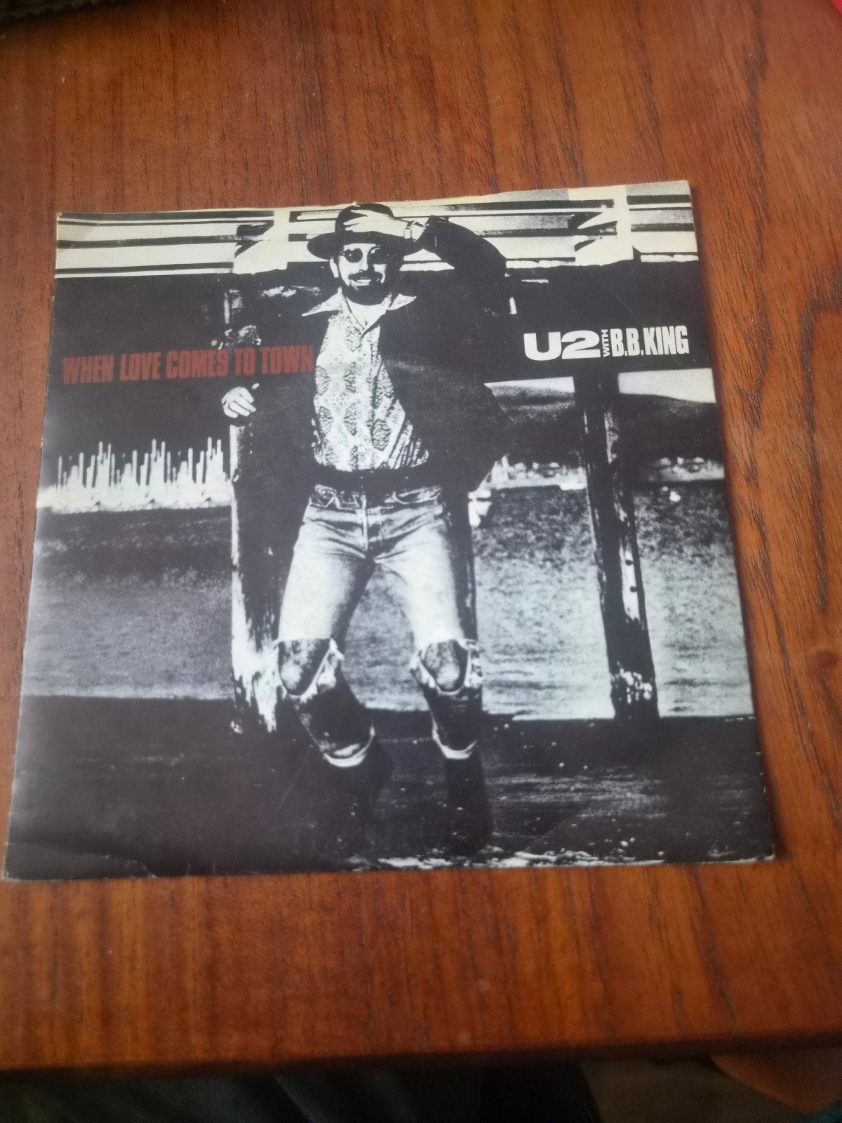 U2 & B.B. King - When Love Comes To Town 7 inch vinyl single, Gebruikt, 7 inch, Ophalen of Verzenden, EP