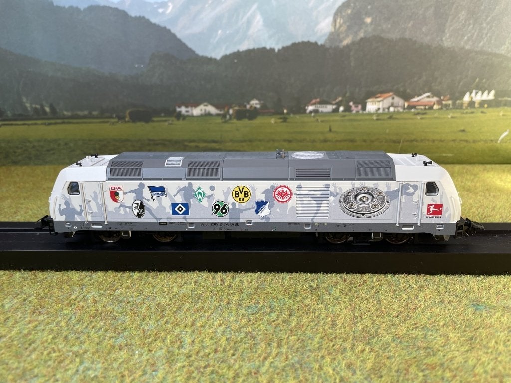 Marklin 36655 Diesellocomotief "Bundesliga", Wisselstroom, Locomotief, Ophalen of Verzenden, Zo goed als nieuw