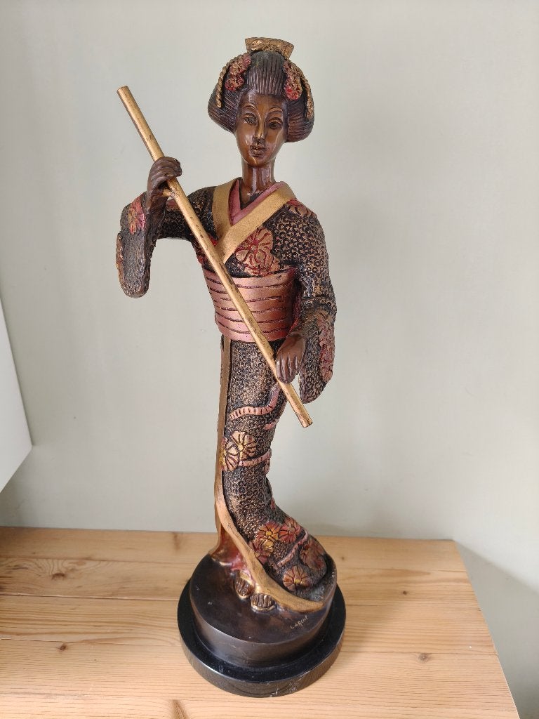 beeld, Art deco, Ophalen of Verzenden, Brons, 20 - 50 cm
