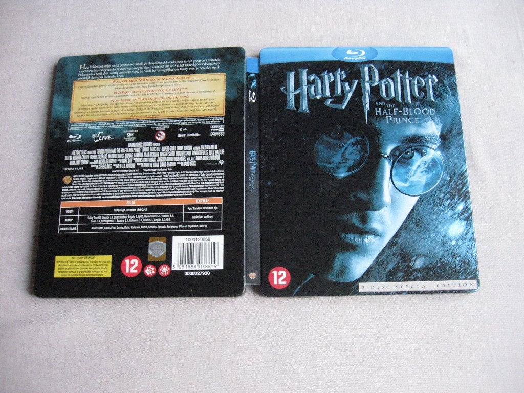 Blu-ray (2D) Harry Potter and Half-Blood Prince (steelbook), Ophalen of Verzenden, Zo goed als nieuw, Vanaf 12 jaar, Boxset