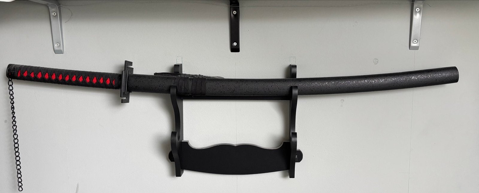Houten Katana BLEACH met muurstandaard - Sierobject, Verzamelen, Ophalen of Verzenden, Nieuw