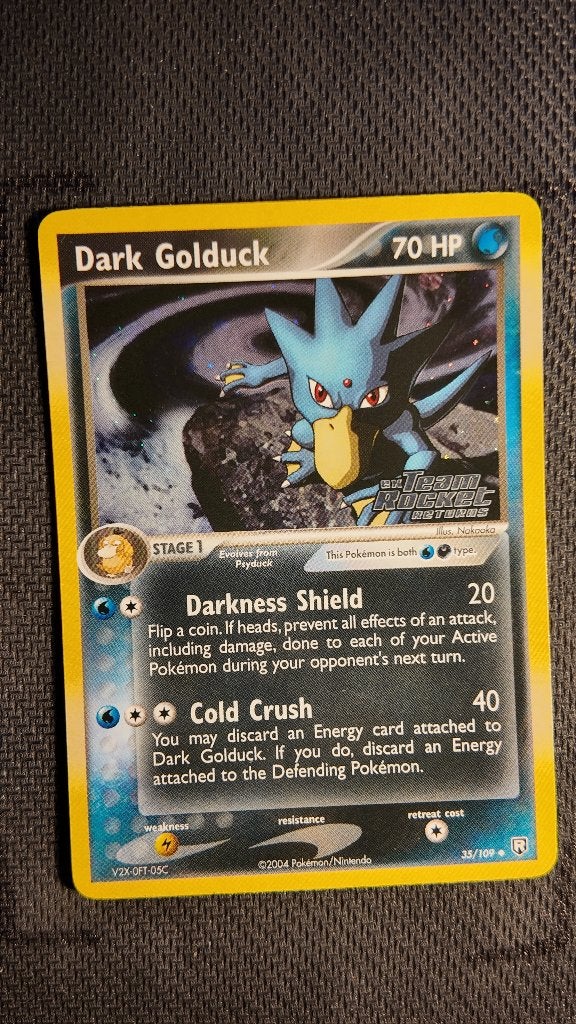 Dark Golduck 35 Team Rocket Returns | Pokemon kaart, Ophalen, Losse kaart, Foil